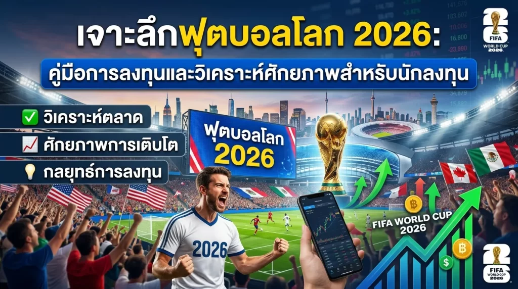 เจาะลึกฟุตบอลโลก 2026: คู่มือการลงทุนและวิเคราะห์ศักยภาพสำหรับนักลงทุน
