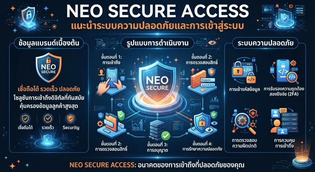 ระบบความปลอดภัยและการเข้าสู่ระบบ